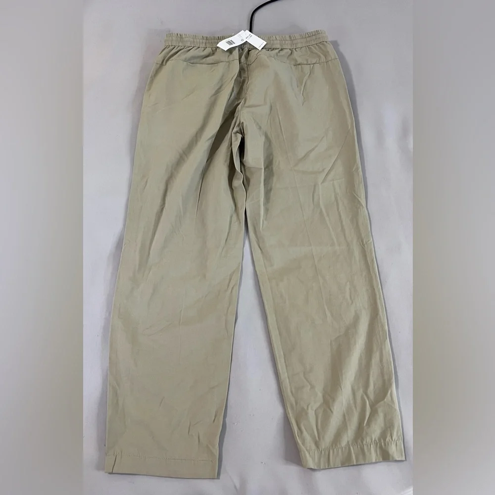 Topman Pants Mens 36X32 Elastic Waist Stretch Tapered Leg‎ NWT Beige
